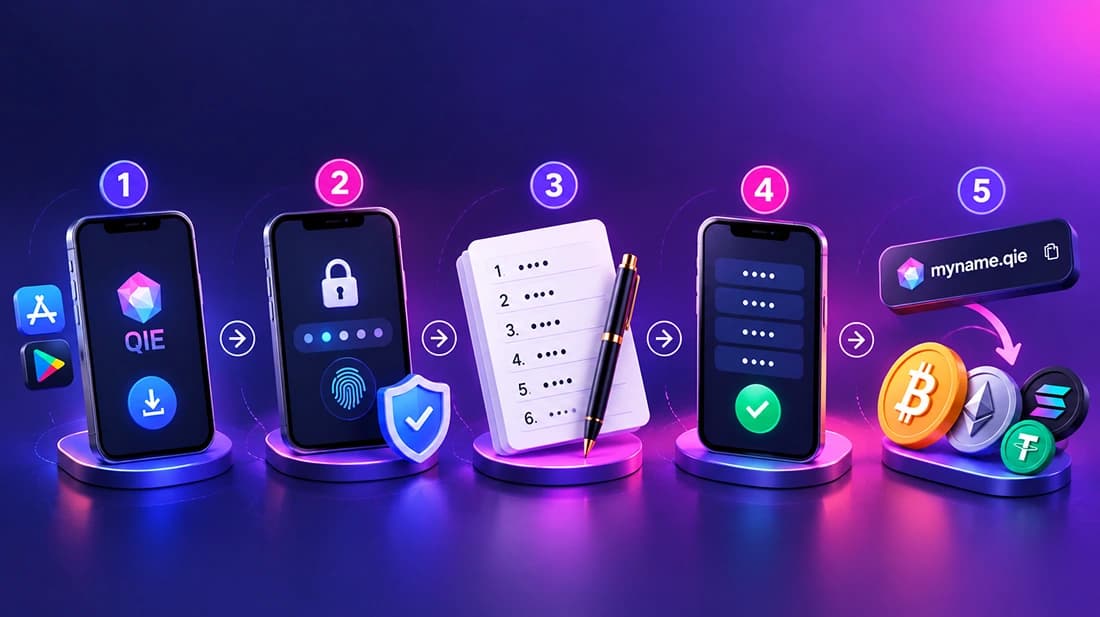 How to set up your first wallet in five concrete steps