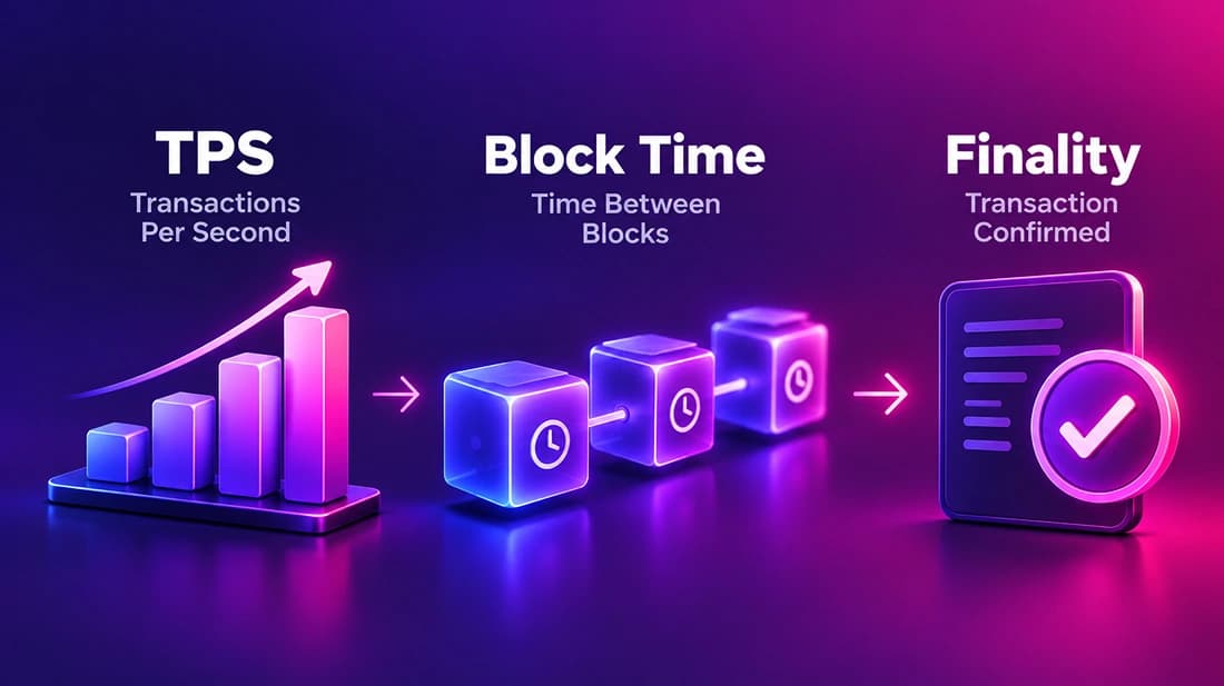 TPS vs. block time vs. finality: what’s the difference