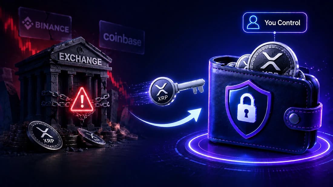 Why self-custody matters for XRP holders — moving XRP off an exchange removes counterparty risk